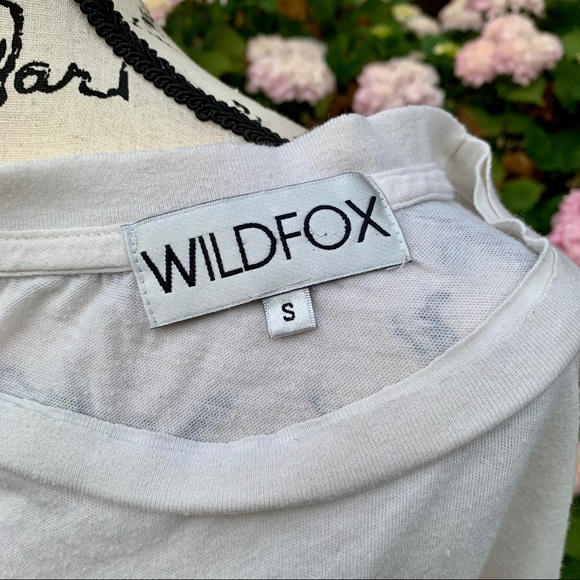 WILDFOX💋|| Cloudy Pink Rose Crewneck Tee - Picture 11 of 12